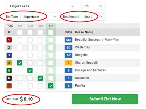 superfecta bet calculator|Step.